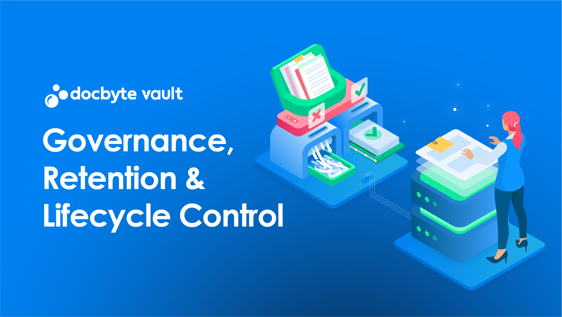 image for governance, retention & lifecycle control feature of docbyte vault