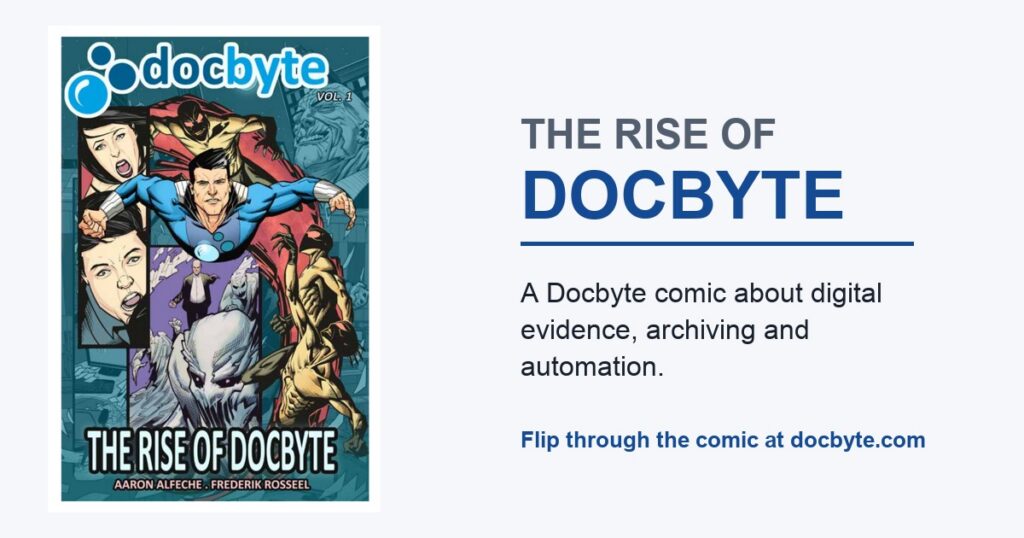De opkomst van Docbyte comic cover social preview
